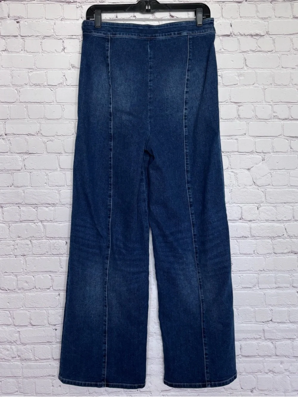 NAUTICA JEANS Wide Leg High Waist Side-Zip Sailor Jean--NWT--8 - Picture 9 of 16